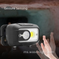 Wason Professional Integrated Dimmable XPG-2 Bright Head Light Sport Camping Hiking Hiking Working Cob Headlamp boleh dicas semula